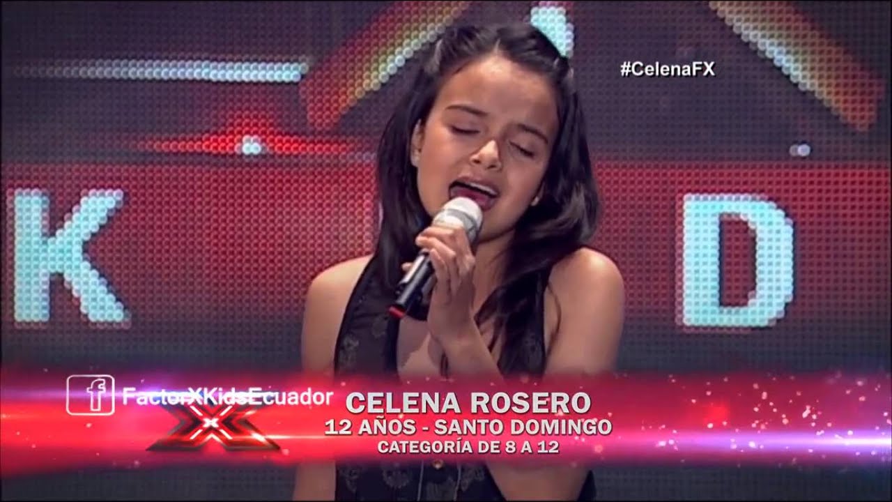 Celena Rosero - Contigo en la distancia  | (Programa 2) Casting Factor X Kids Ecuador 2015