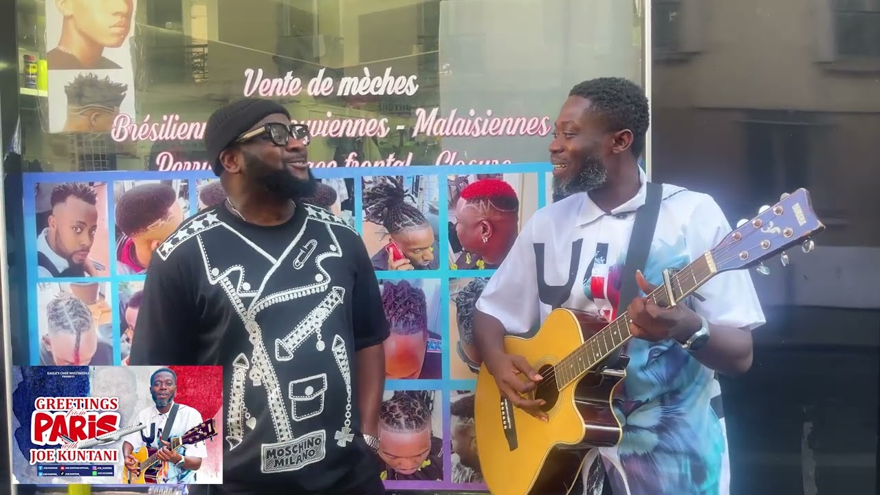 GREETINGS FROM PARIS- ATTA KWAAKUE THE BARBAR IN PARIS 