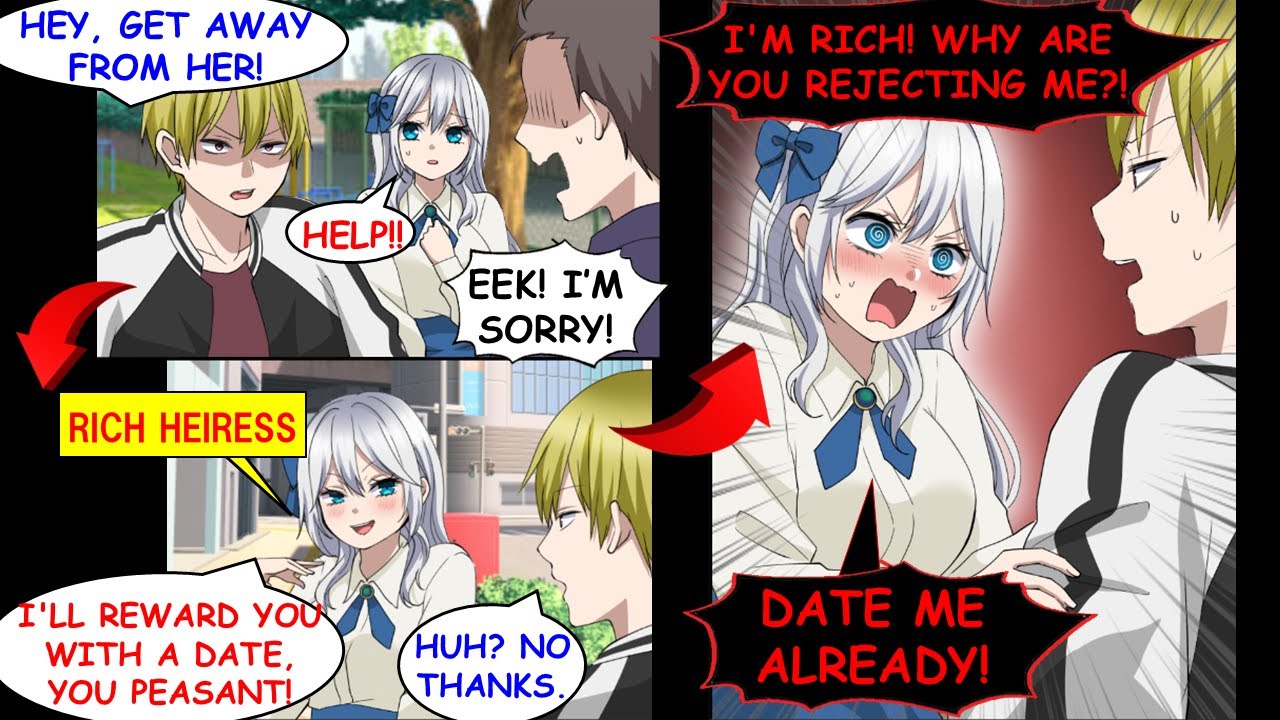 [Manga Dub] I Saved a Spoiled Rich Girl and Rejected Her Date... Now She’s Obsessed![RomCom]