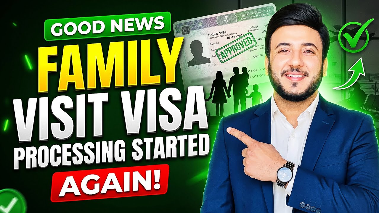 Family Visit Visa Processing Resumed in Tasheer Centers | Latest Saudi Visa Update 2026