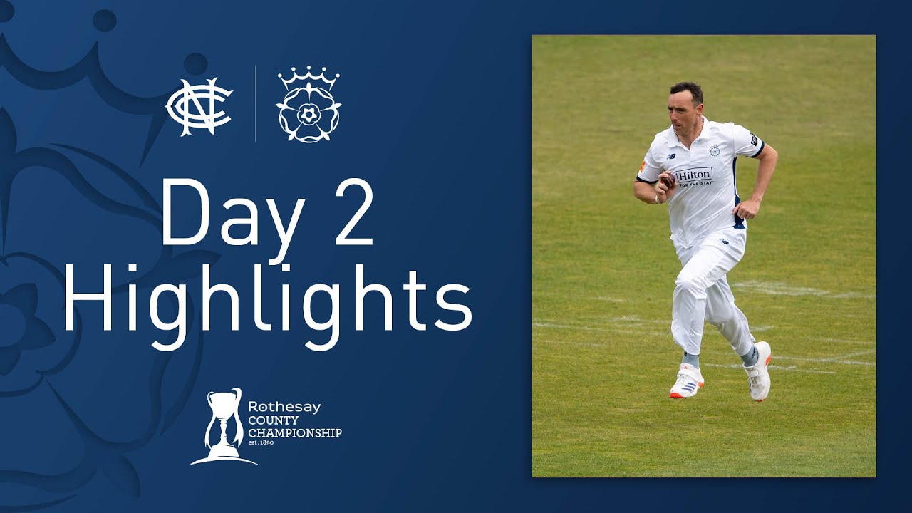 Abbott Stars With Bat And Ball ⭐ | Nottinghamshire v Hampshire Men  - Rothesay CC Day Two Highlights