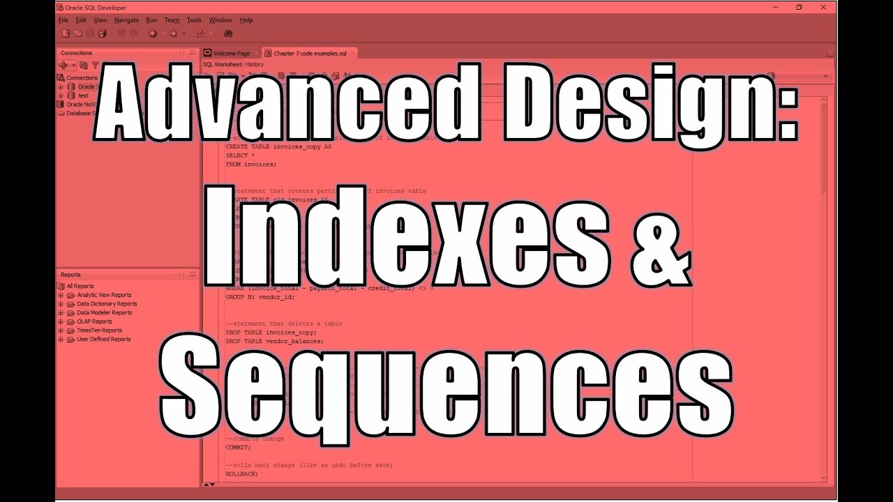 Indexes and Sequences coding