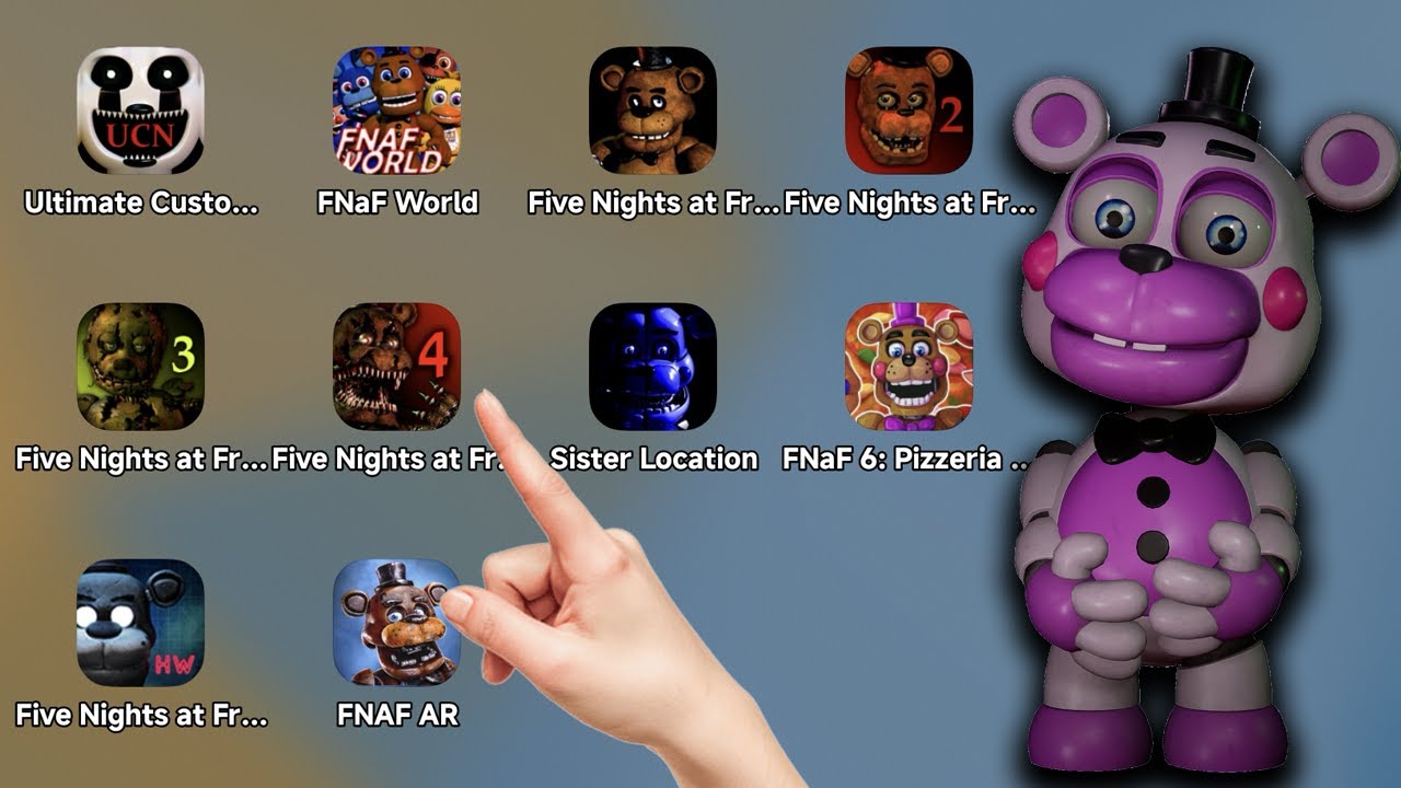 Ultimate Custom Night FNaF, FNaF World, Five Nights at Freddy's 1,2,3,4,5,6,7,8, Help Wanted, FNa...