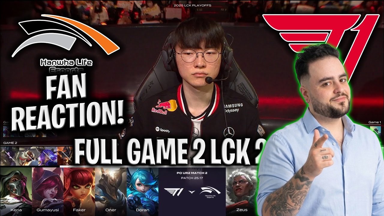 HLE vs T1 GAME 2 LCK 2025 SUMMER PLAYOFFS | HANWHA LIFE vs T1 G2 LCK 2025