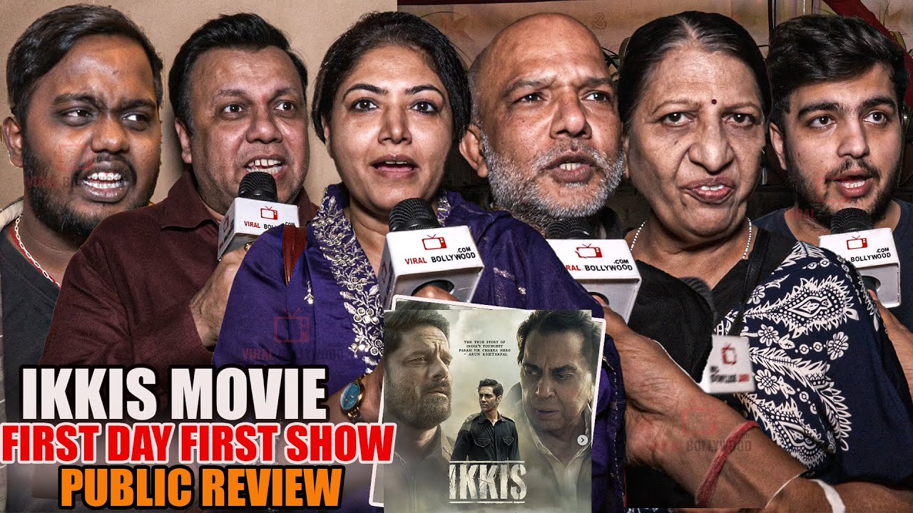 Ikkis Movie Public Review | First Day First Show | Dharmendra, Agastya Nanda, Jaideep Ahlawat