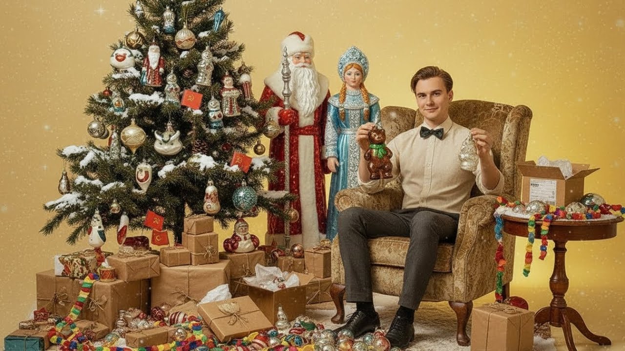 N 186. Обзор "НОВИНОК" из прошлого. Стеклянные ёлочные игрушки СССР. 