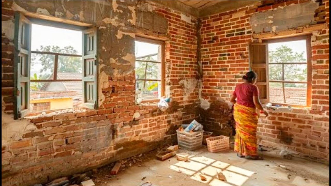 A talented man from the countryside renovated a simple house and gave it to his wife in the city