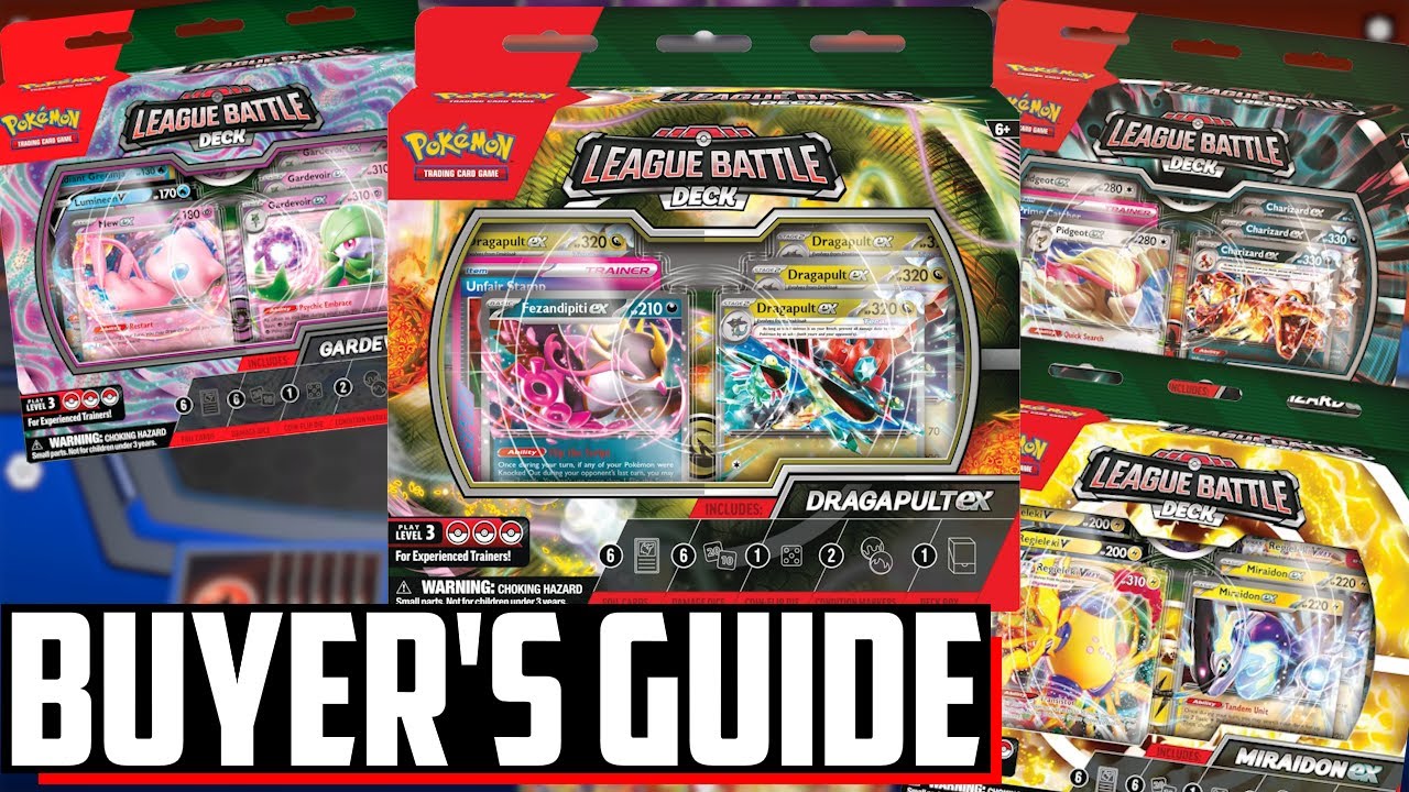 Pokemon TCG League Battle Deck Buyer's Guide! Dragapult ex, Charizard ex, Gardevoir ex, Miraidon ex!