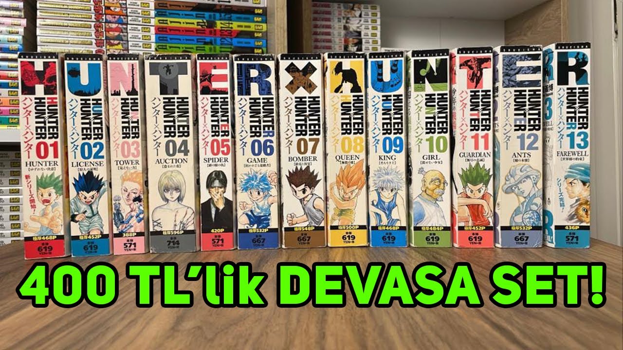 JAPONYA'DAN GELEN HUNTER X HUNTER MANGA SETİ || TÜRKİYE'de İLK ve TEK! #7