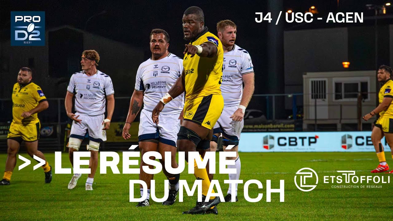 Le résumé de Carcassonne - Agen I J4 PROD2 25/26