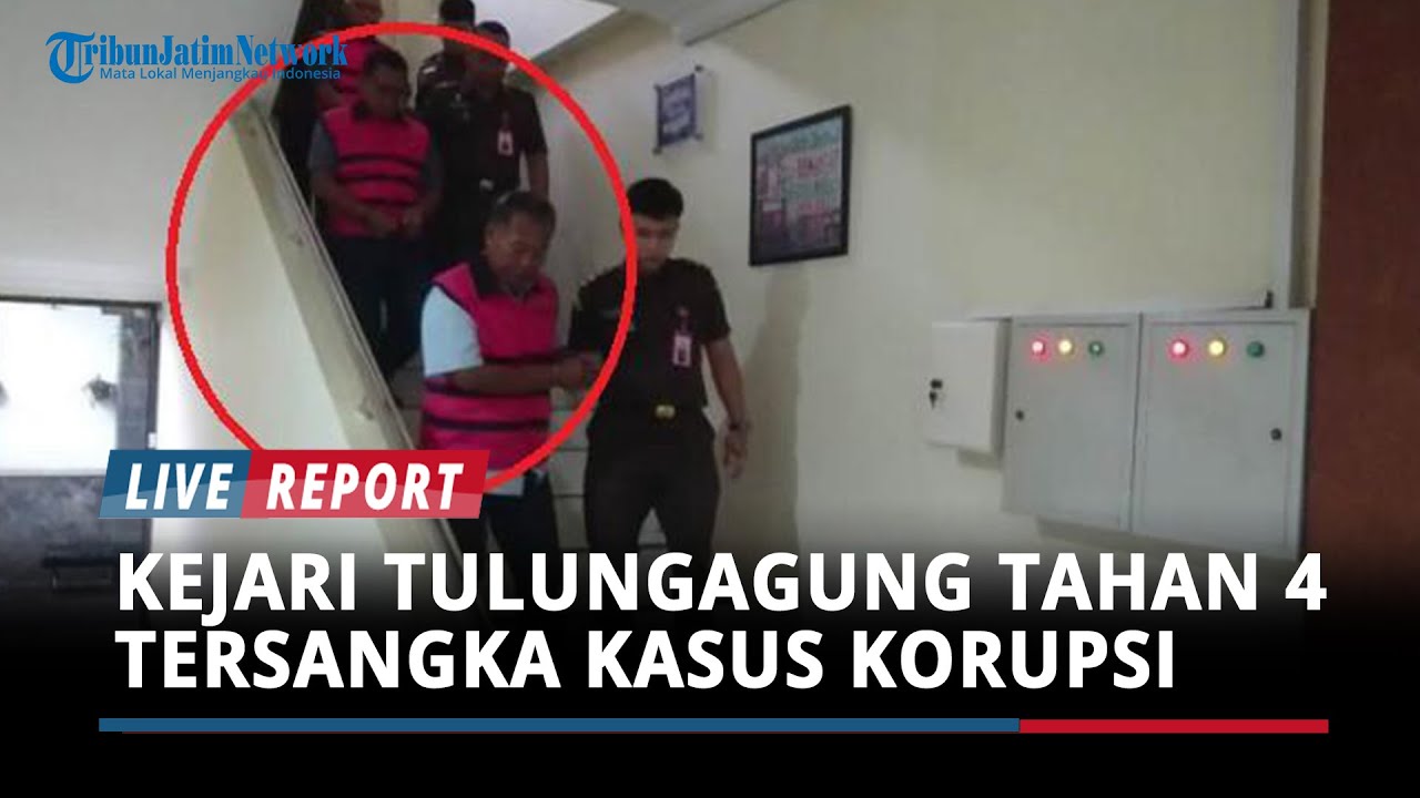 BREAKING NEWS : Kejari Tulungagung Tahan 4 Tersangka Korupsi, Kasus Desa Tanggung dan RSUD dr Iskak