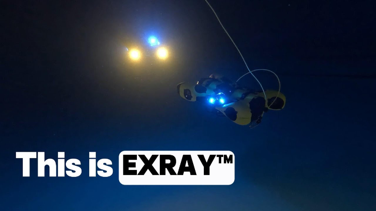 This is EXRAY™ – The Professional Inspection Robot Used for Underwater Confined Spaces