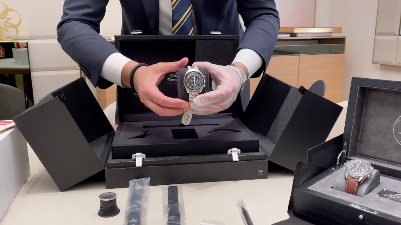 Buying Omega Speedmaster Professional & FOIS + Seamaster + Constellation at Flagship Store Dubai