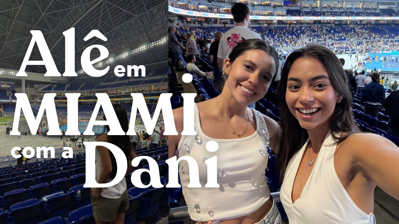 VLOG | #14 - mais uns dias em Miami com a Dani com jogo de tennis, outlet e treino