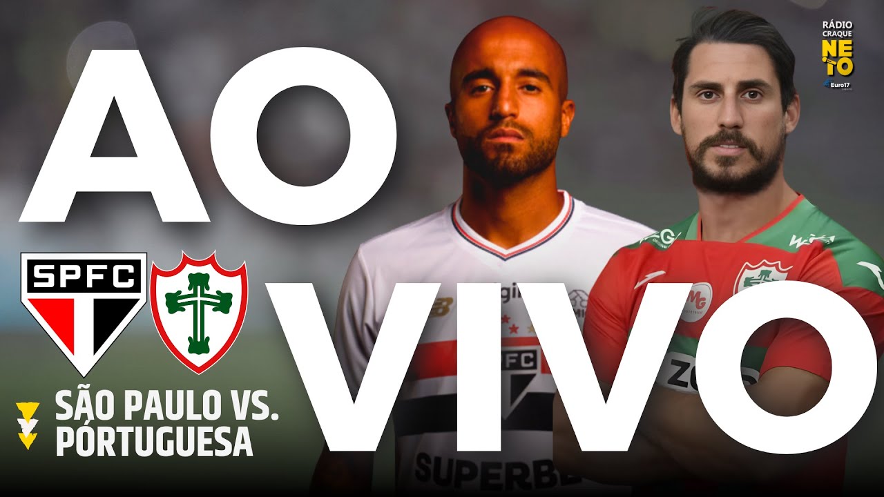 São Paulo x Portuguesa | AO VIVO | Campeonato Paulista 2026 | Rádio Craque Neto