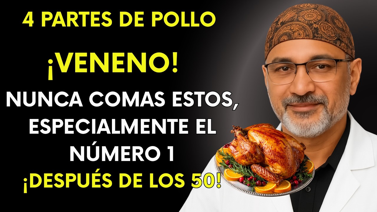 Cardiólogo advierte: 4 partes del pollo que NO debes comer por toxinas y grasa arterial