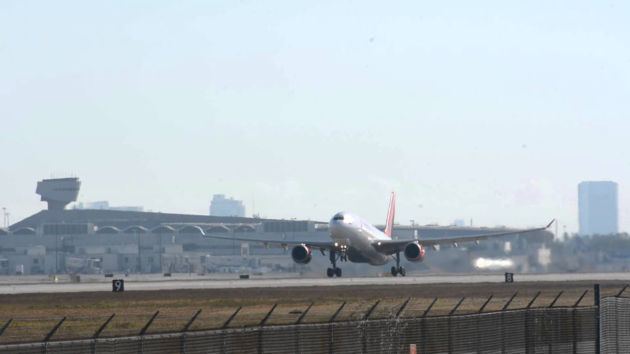 Heavy Avianca Cargo a330 Taking Off from Miami International,FL