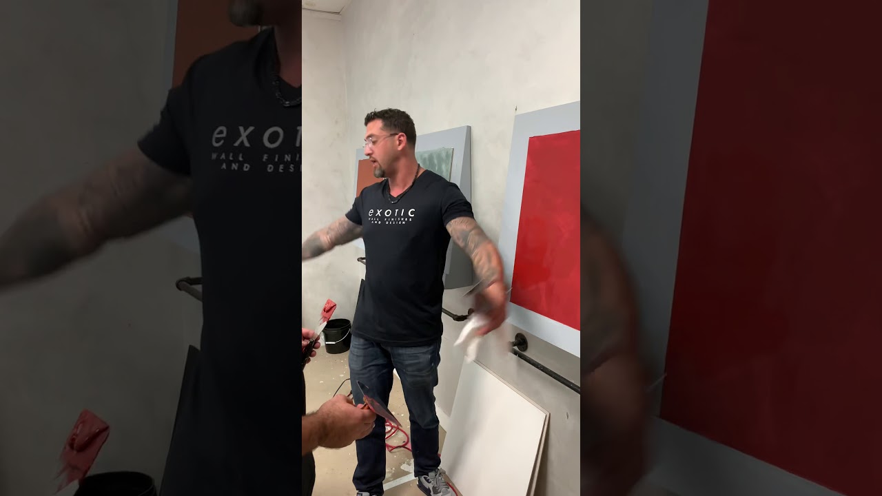 Venetian plaster training, Exotic wall finishes at Firenzecolor
