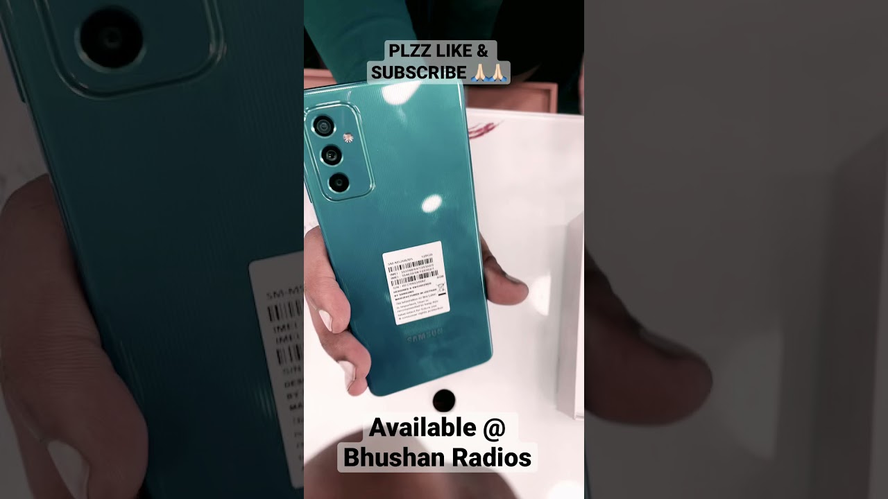 UNBOXING SAMSUNG M52 5G ICEY BLUE