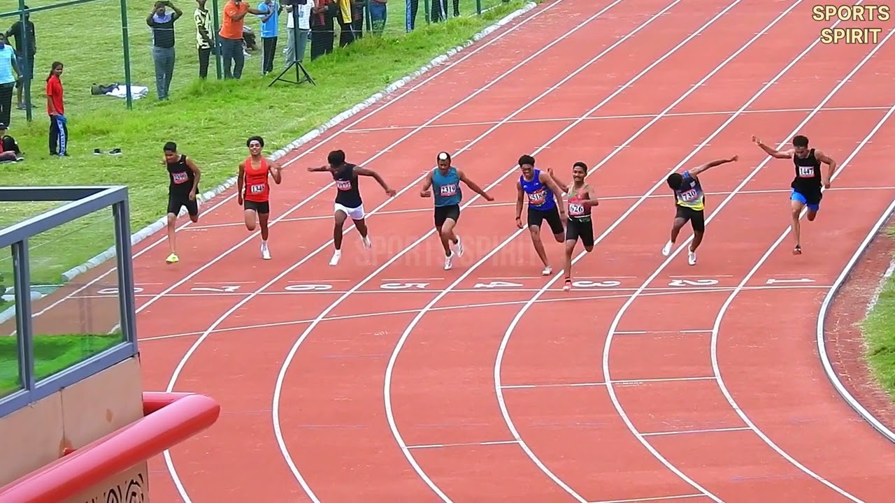 100m Final U17 boys in CBSE National athletics meet ​ #trending​
