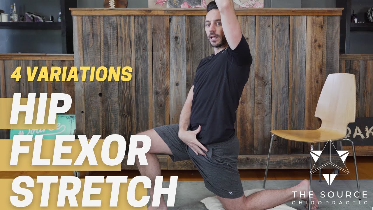 Hip Flexor Stretch with 4 Variations (Tight Psoas Muscle) - Dr. Jordan Fairley