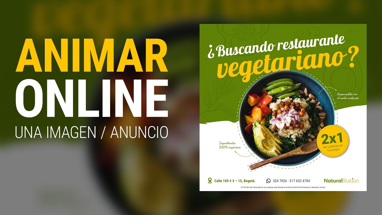 Cómo ANIMAR ONLINE una imagen o anuncio publicitario de forma rápida y fácil