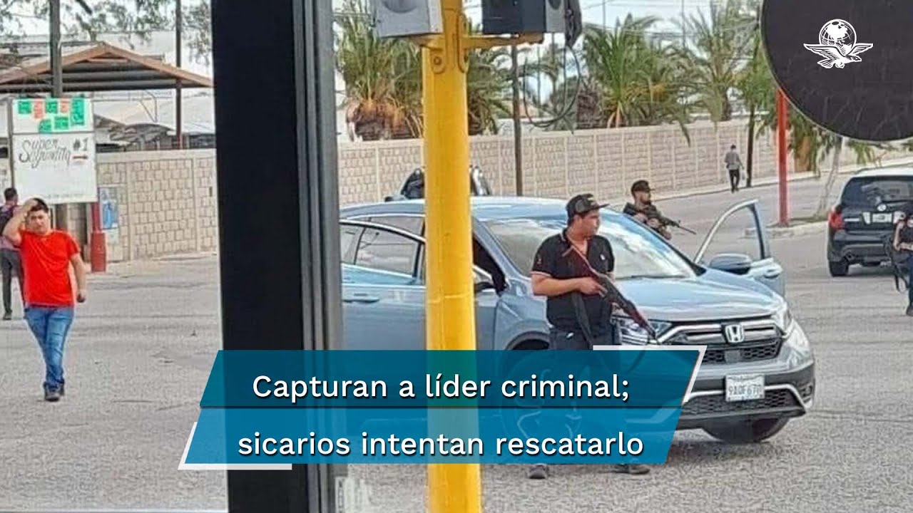 Ej&eacute;rcito detiene a presunto l&iacute;der criminal y se desata el caos en Caborca, Sonora