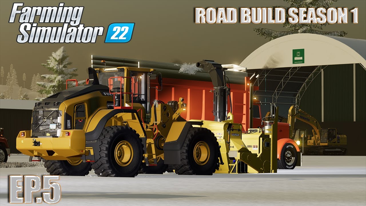 Farming Simulator 22 | ROAD BUILD Timelapse Season 1 | EP.5
