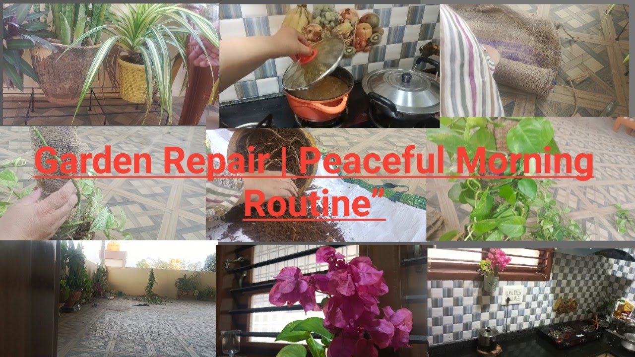 Mah e shaban | Garden Repointing | Peaceful Morning Routine & Breakfast Vlog
