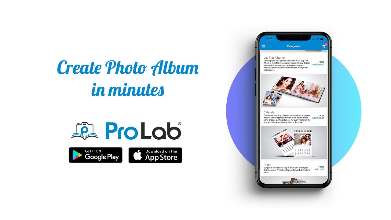 Create Photo Album in Pro Lab App