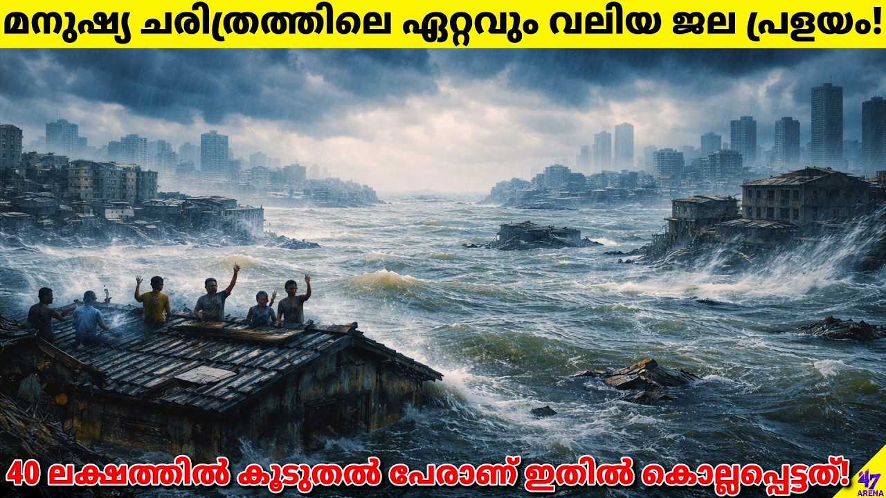 The Worst Flood in History That Killed Millions! | Facts Malayalam | 47 ARENA