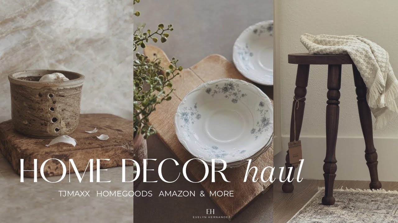 New 2025 Home Decor Haul || Curated Vintage & Affordable Items