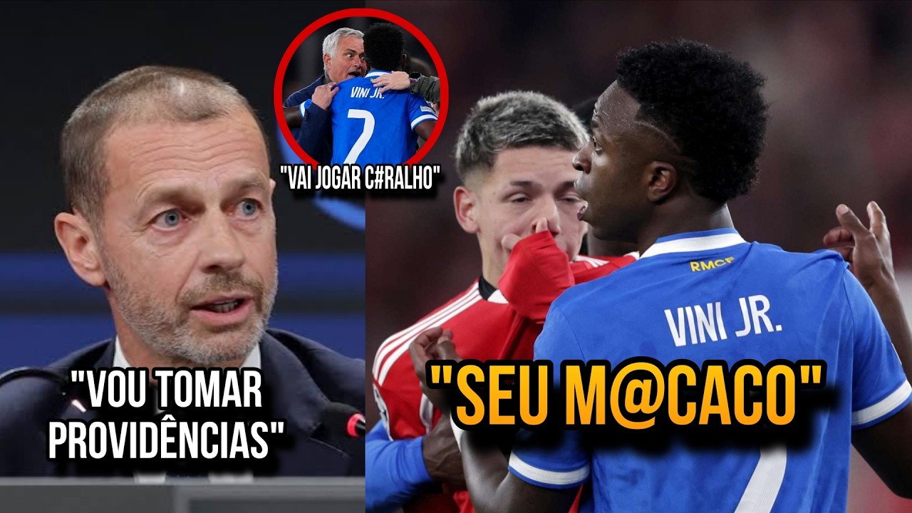DONO DA UEFA IRÁ FAZER UMA PROVIDÊNCIA COM O JOGADOR QUE FEZ RACISMO COM VINÍCIUS JR 😱