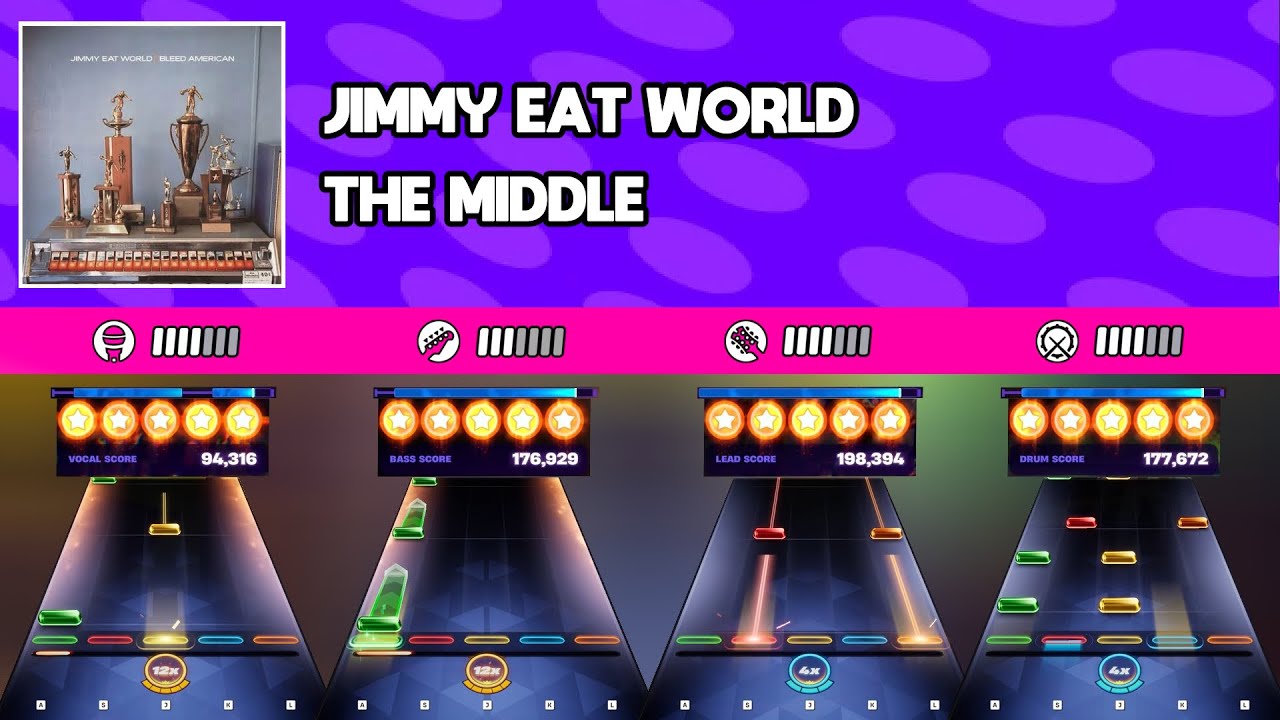 [Fortnite Festival] Jimmy Eat World - The Middle || All Instruments Expert 100%