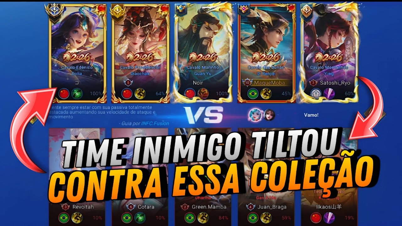 COMPREI TODAS AS SKINS ANO DO CAVALO | E FUI JOGAR RANK - HONOR OF KINGS