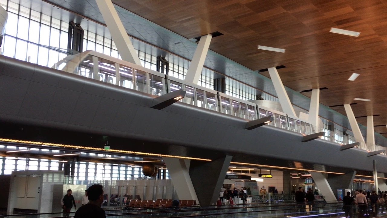 Doha Hammad International Airport Shuttle Tram - Doppelmayr Cable Liner