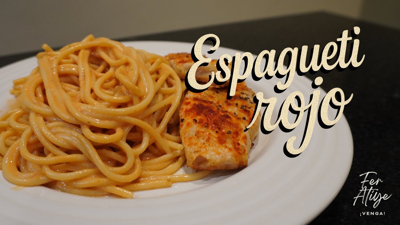Espagueti ROJO CREMOSO (Clásico y Delicioso) | Fer Atiye