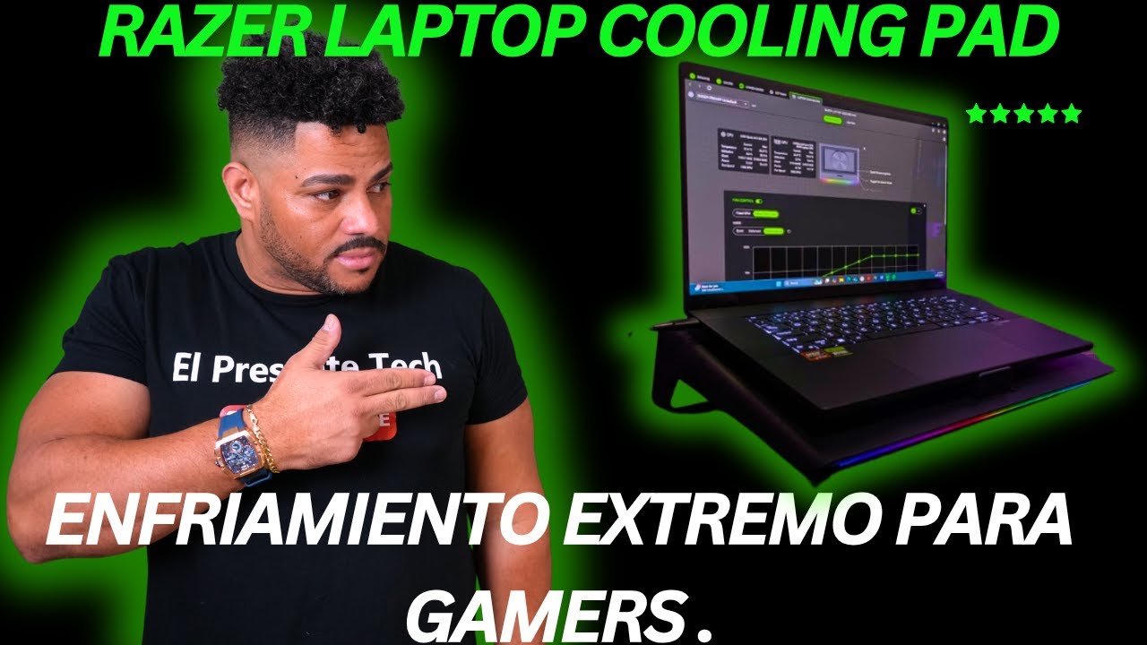 Enfriamiento Extremo Para Laptops: Razer Laptop Cooling Pad.