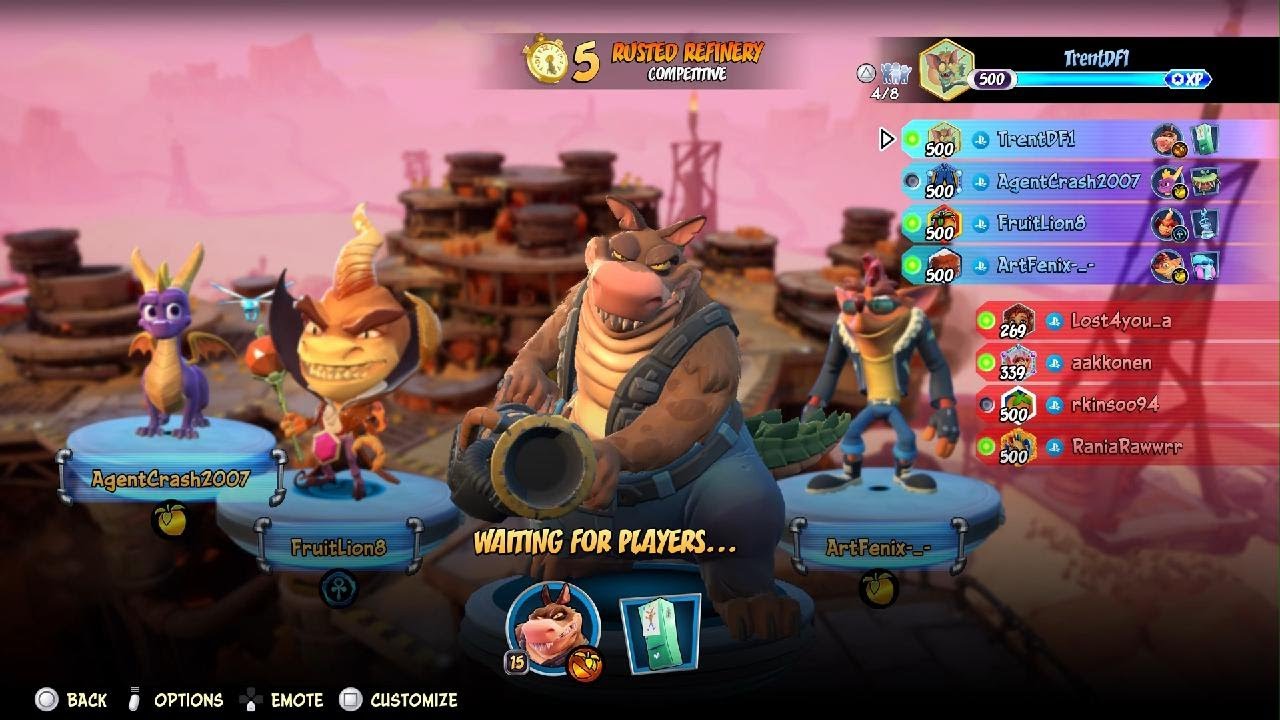 Crash Team Rumble match, Dec. 19th, 2025