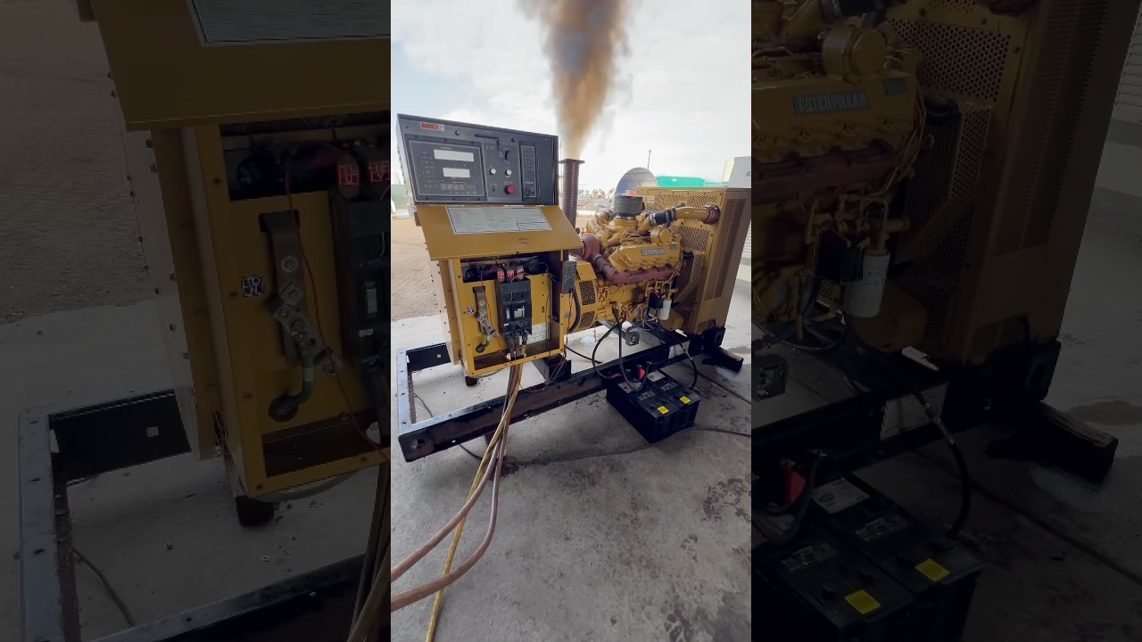 CAT 200 kW Load Bank Test #caterpillar #diesel #generatorsales