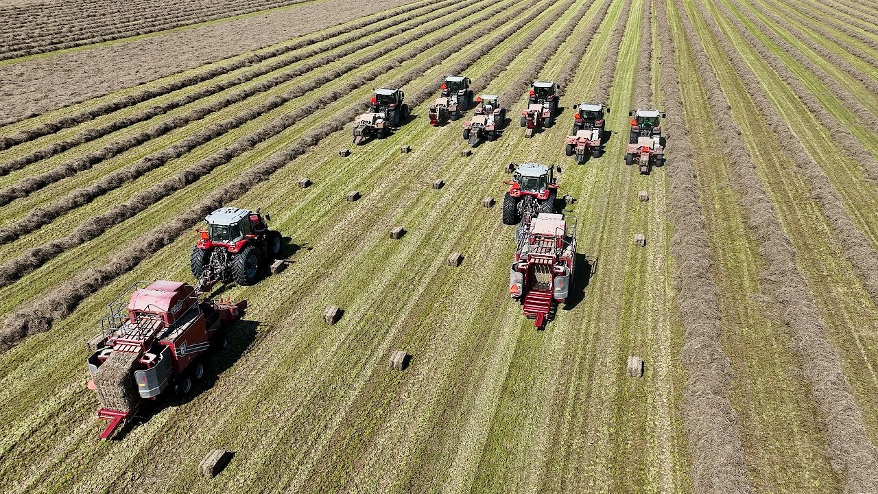 The Crew and Equipment Behind a 240,000 Bale Hay Farm