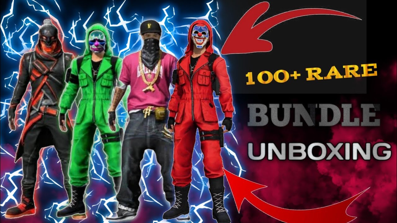 My 100+ Rare Bundle opening (Unboxing) ||Criminal Bundle ||General yt || Free fire 🔥