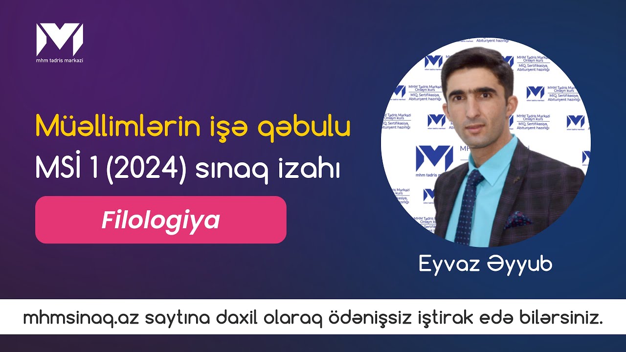 MSİ 1 (2024). Azərbaycan dili suallarının izahı (Eyvaz Əyyub) #miq #mhm  #azərbaycandili