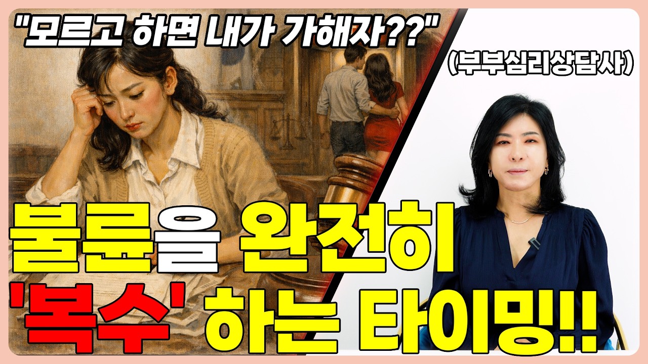 불륜한 사람을 확실하게 끝내버리는 방법?? | 세포언니 TV |