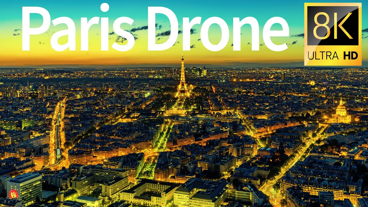 Paris in 8K UHD Drone