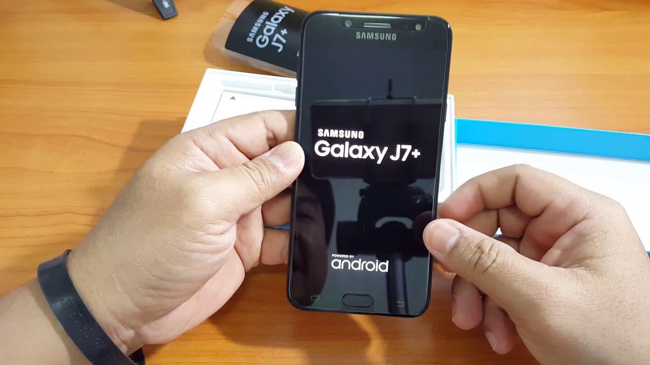 แกะกล่อง พรีวิว Samsung Galaxy J7+ ราคา 8,900 บาทที่ได้จากโปรวันที่ 11 เดือน 11 ของ LAZADA