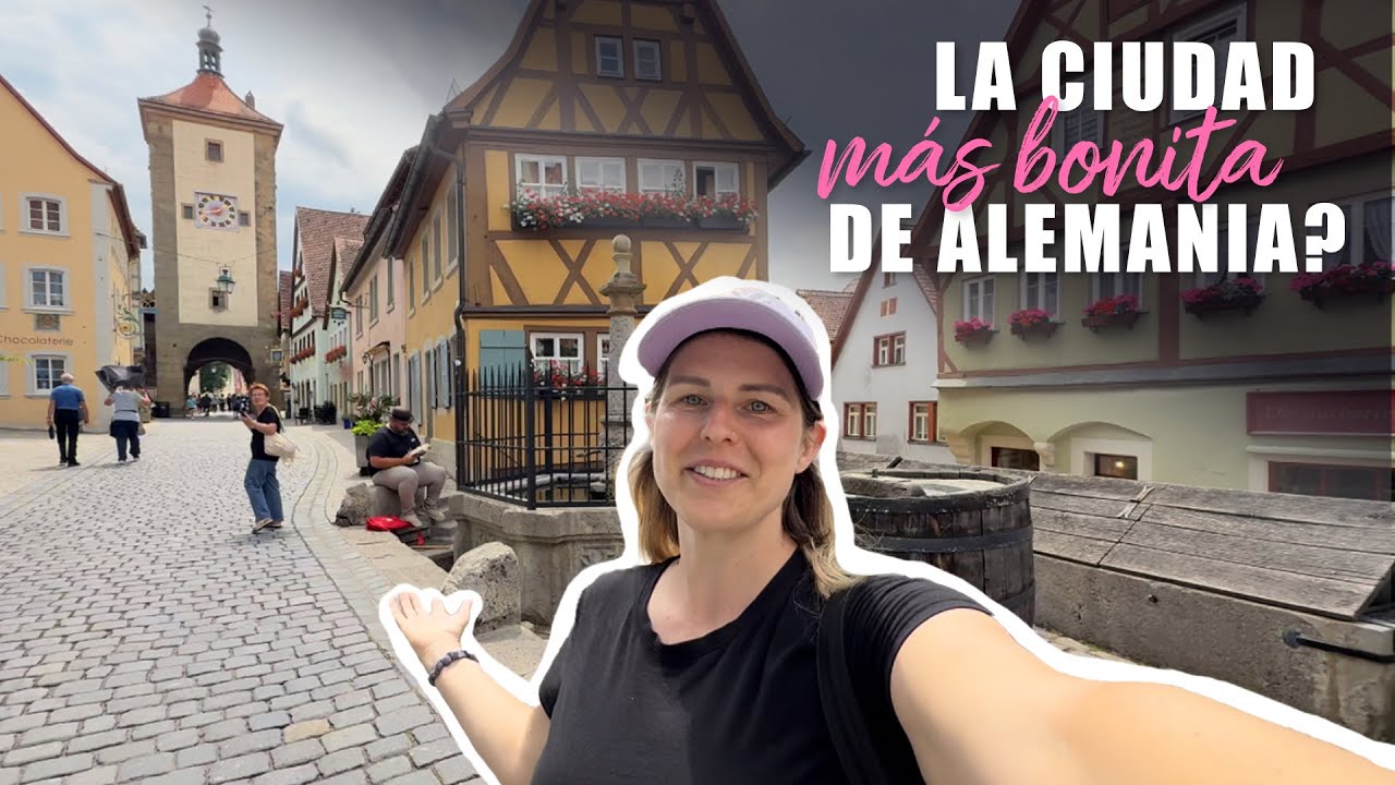 La COUDAD MÁS BONITA de Alemania? 🇩🇪 Rothenburg ob der Tauber 🏰✨