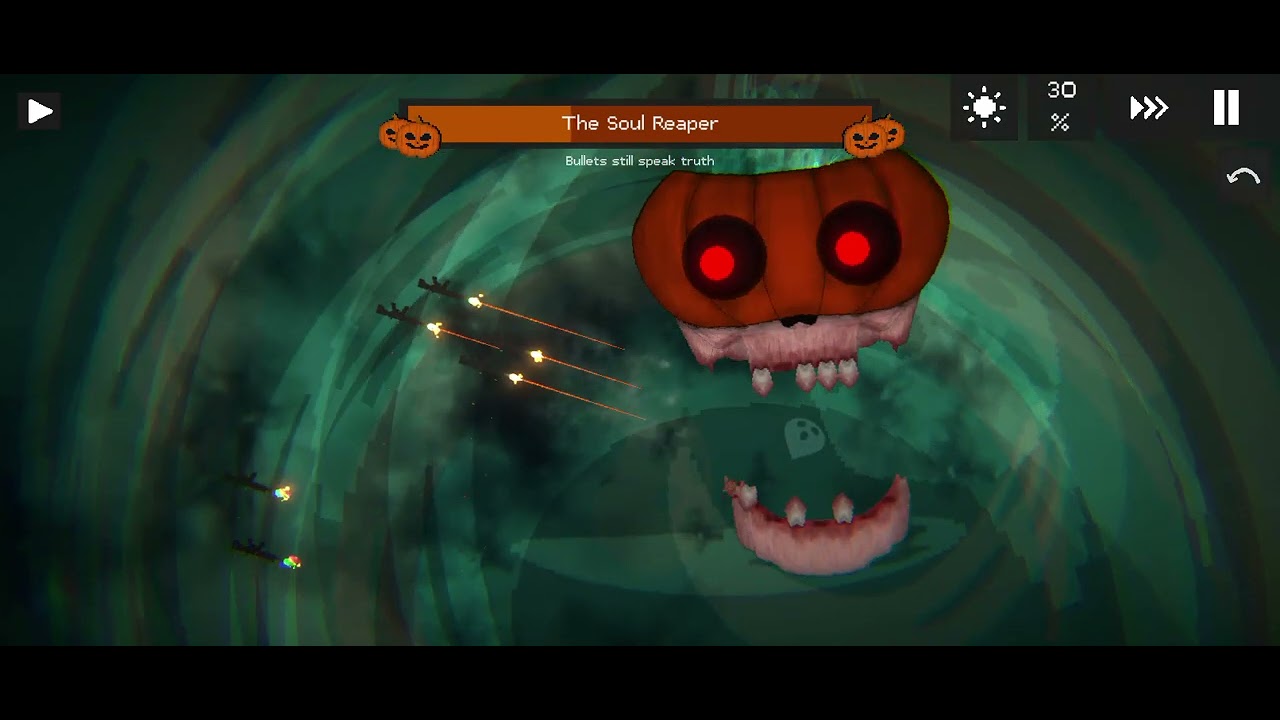 Defeating soul reaper boss in fruit playground