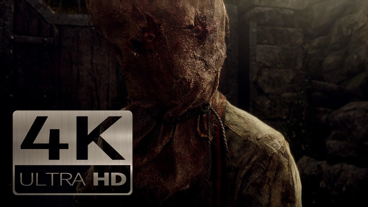 Resident Evil 4 (2023) - Chainsaw Ganado Attacks (Remastered to 4K)