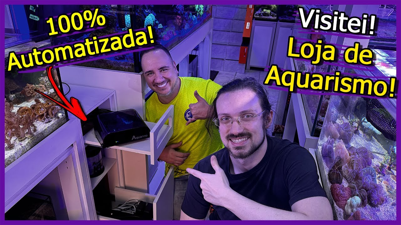 Visitei uma Loja de Aquarismo Toda AUTOMATIZADA!